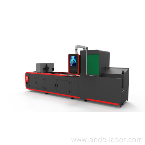 Tube Fiber Laser Cutting Machine For Metal